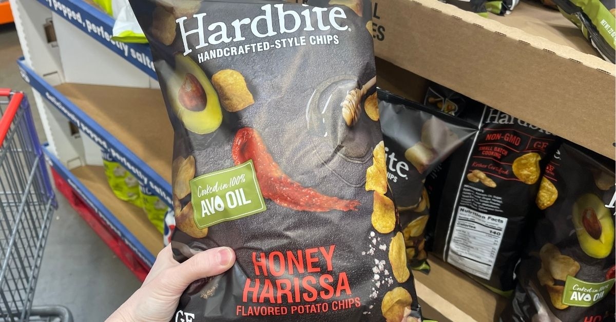 hardbite honey harissa potato chips