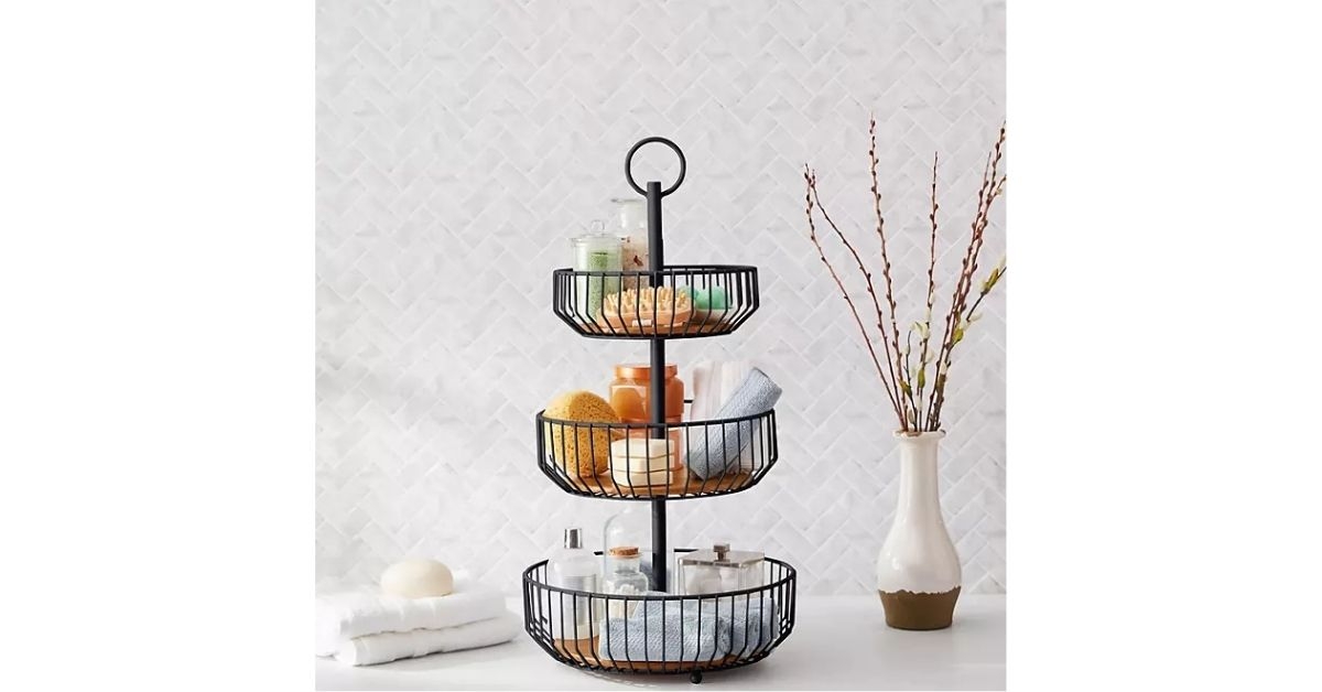 3 tiered basket stand