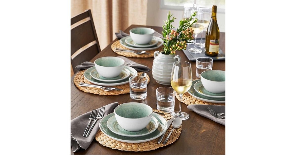 artisan stoneware dinnerware set
