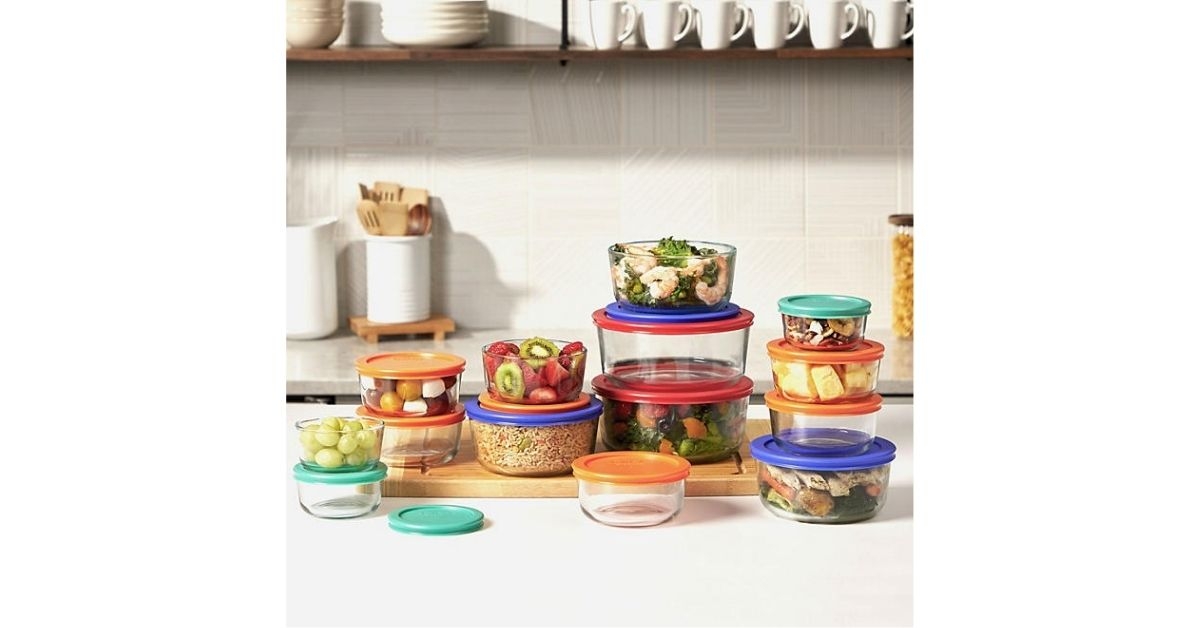 glass food storage set