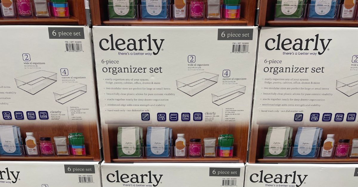six piece organizer set