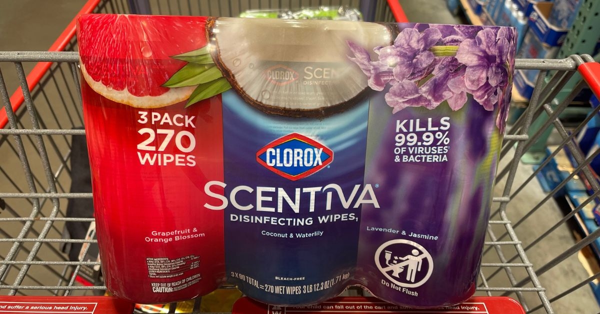 clorox wipes scentiva packs