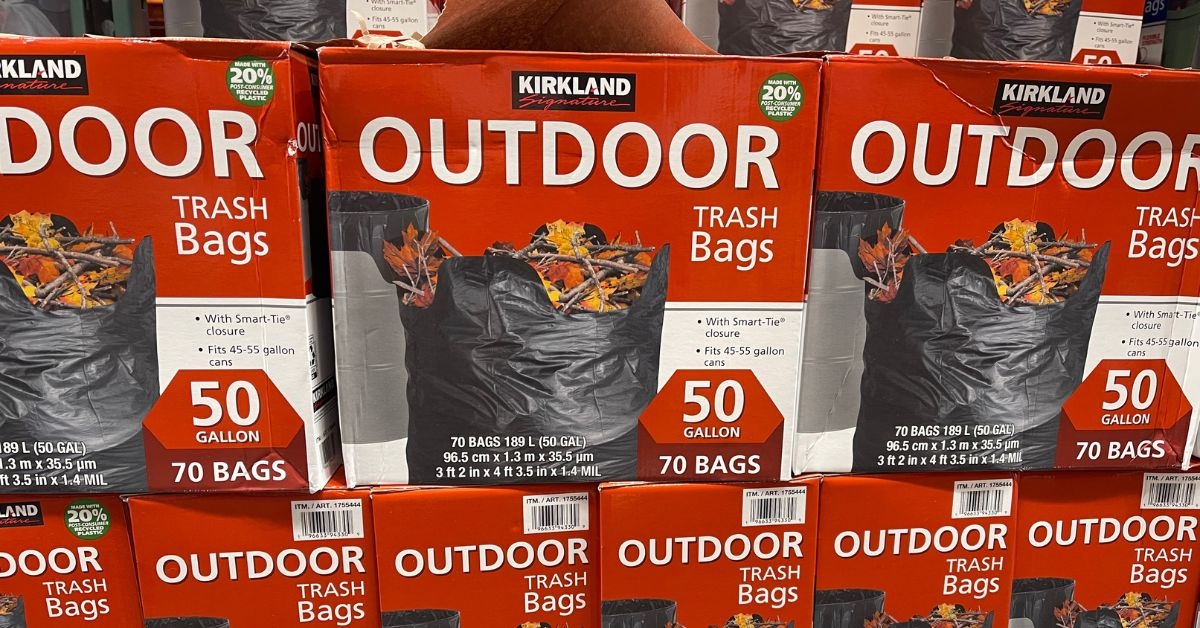 outdoor trash bags