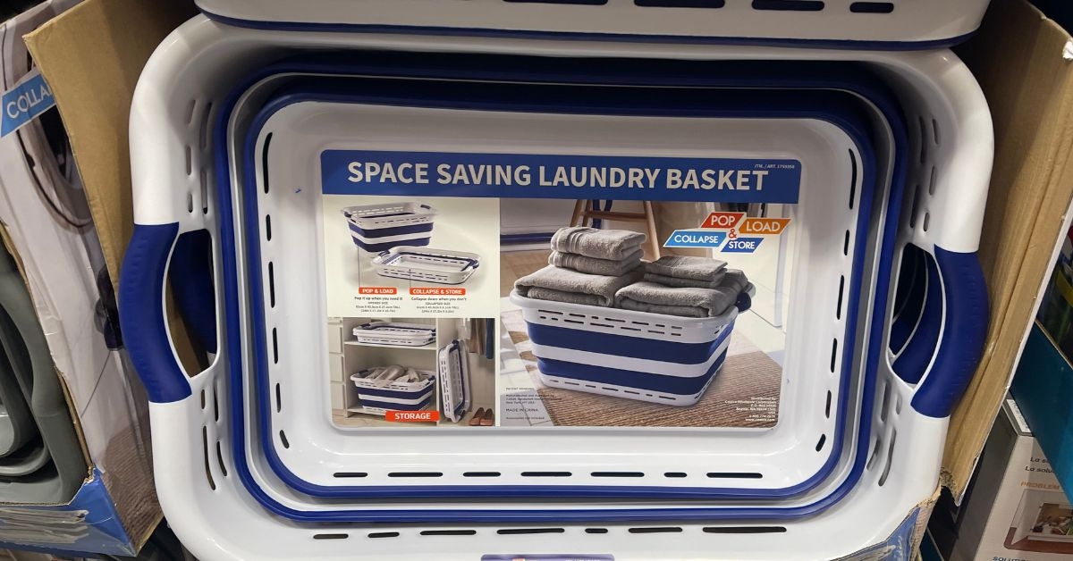 collapsible laundry basket