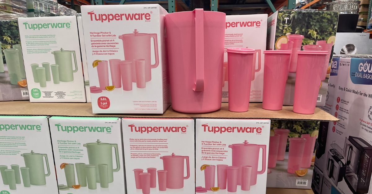 pitcher and tumbler set