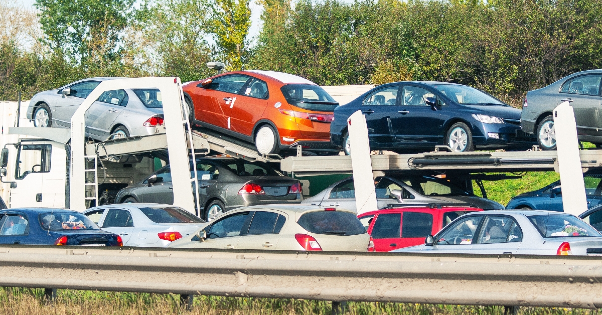rack car trailer transporter