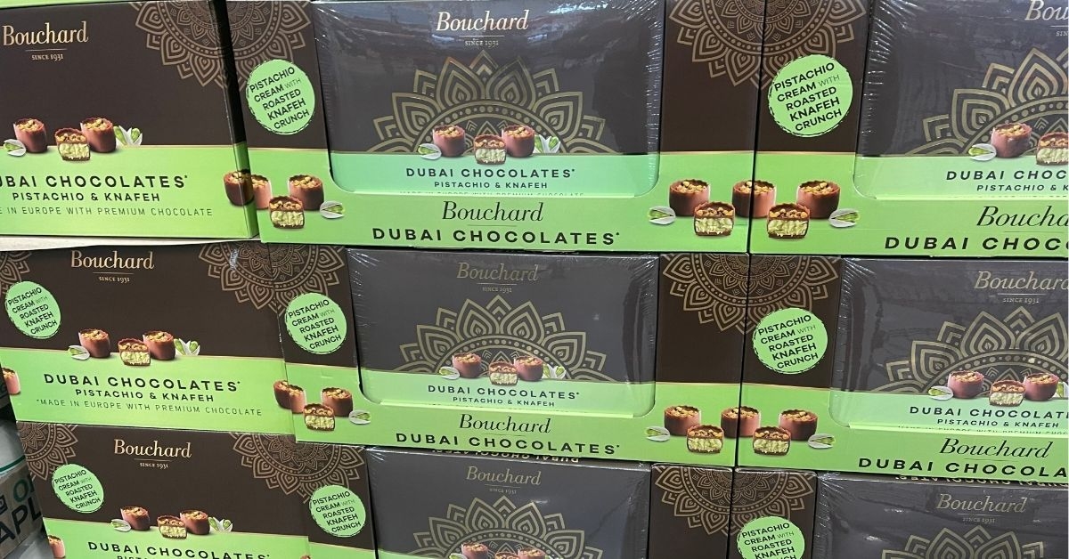 dubai chocolate pistachio and knafeh