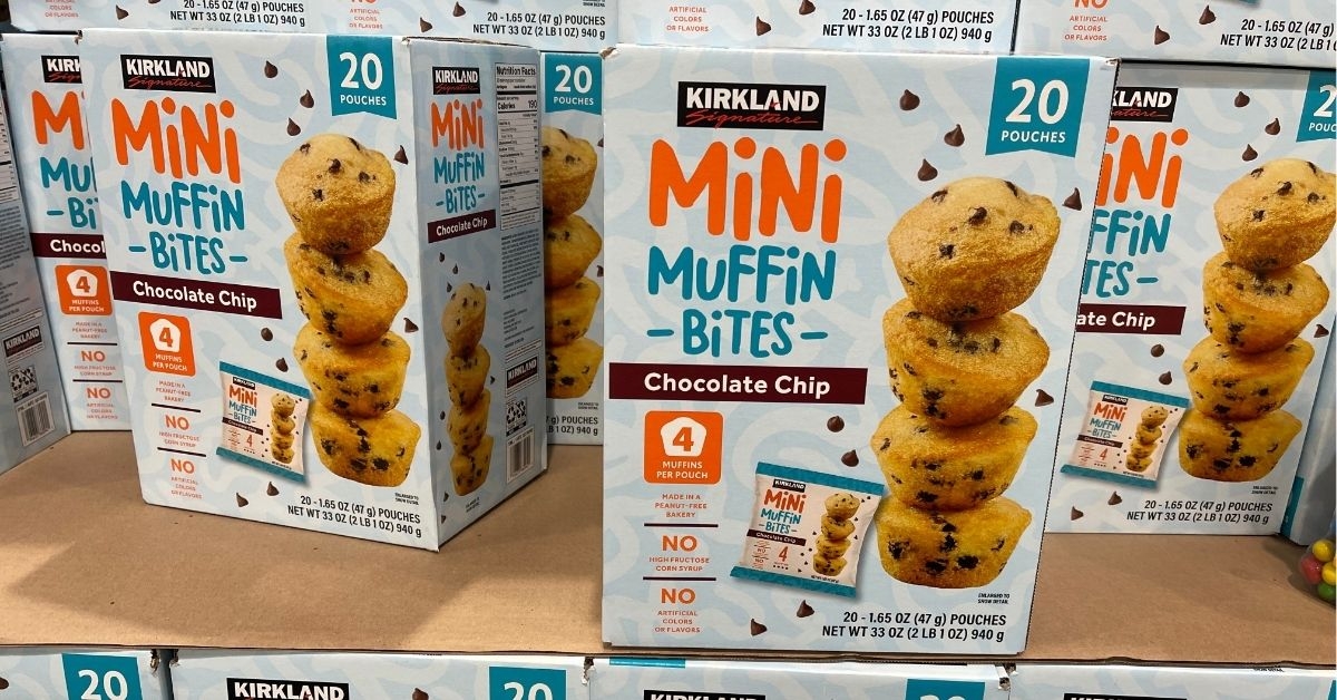 boxes of mini muffins