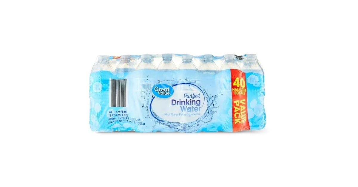 purified drinking water