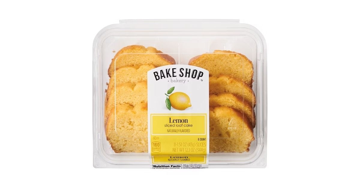 lemon sliced loaf cake