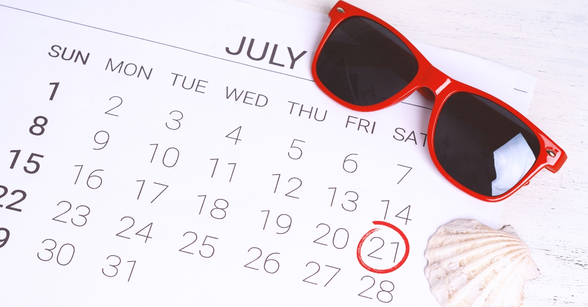 Summer Calendar Schedule