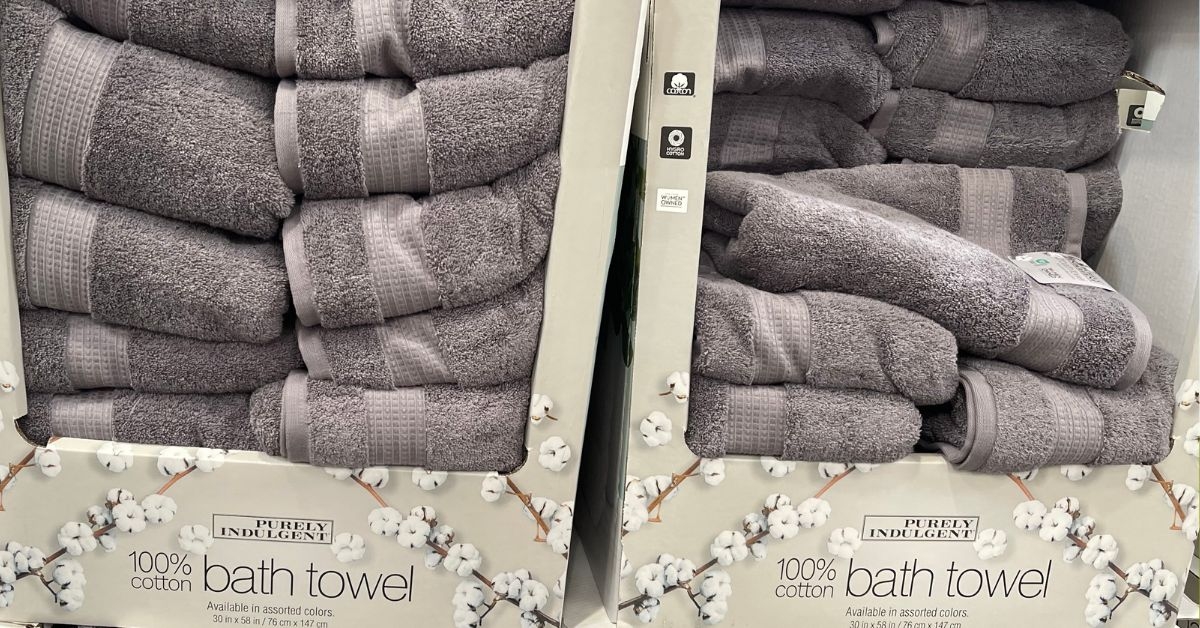 purely indulgent bath towels