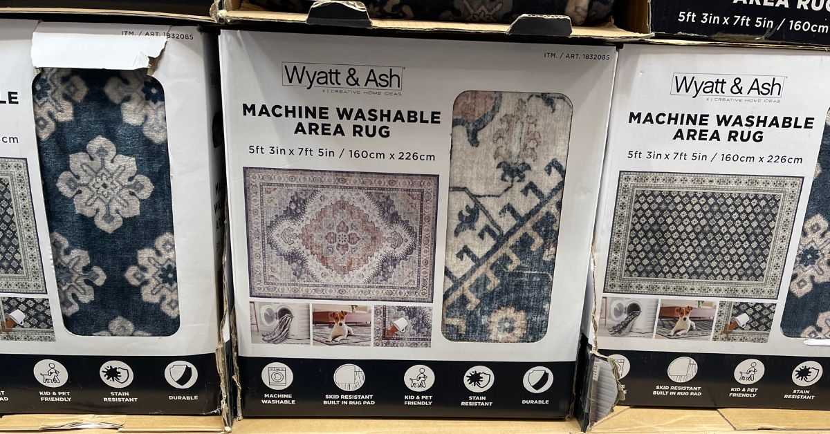 wyatt and ash machine washable rug