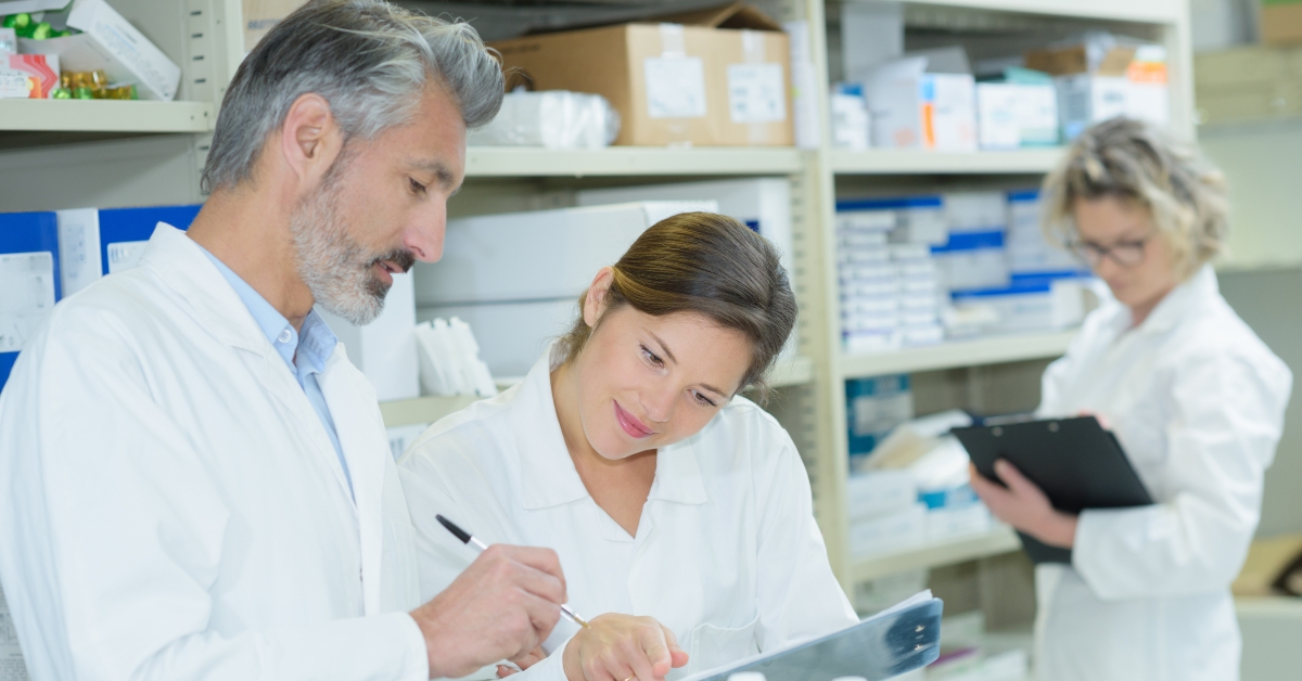 checking the medicine records