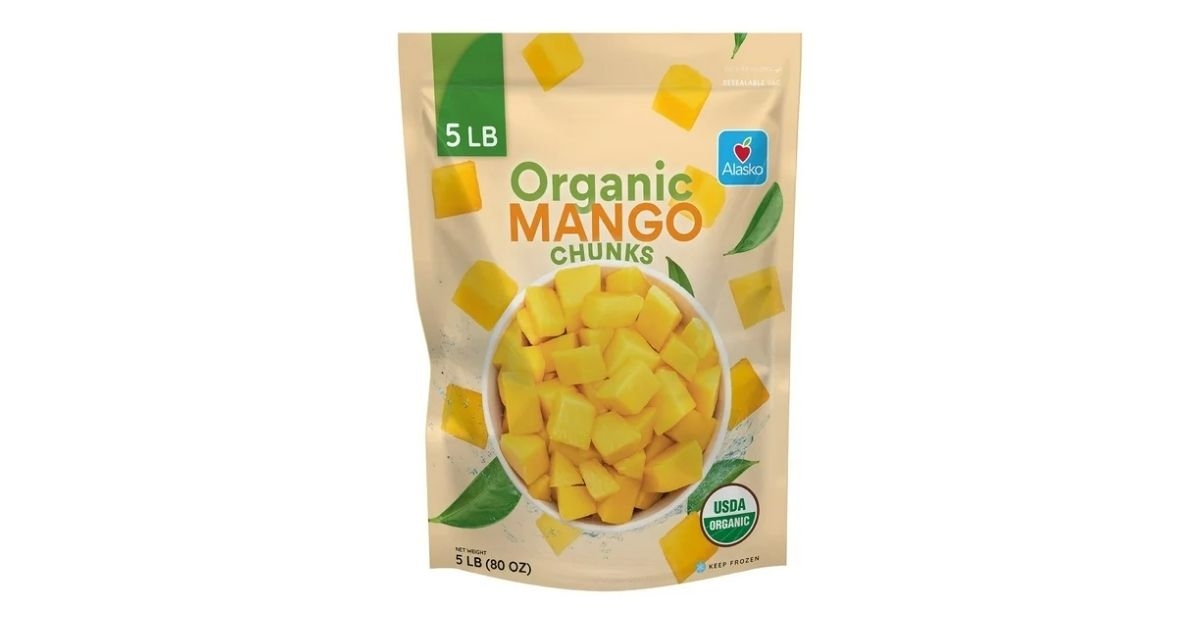 alasko organic mango chunks