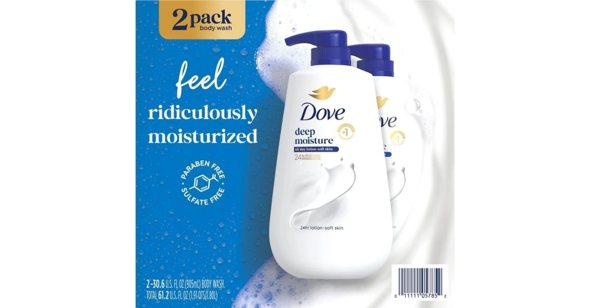 dove deep moisture body wash