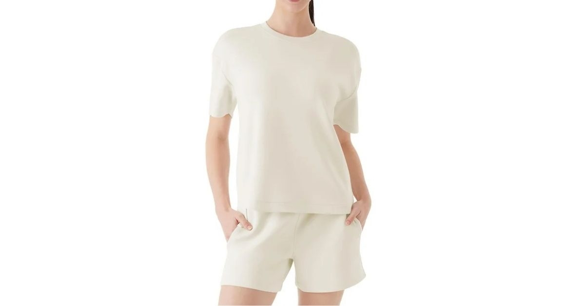 womens sandwash short sleeve tee