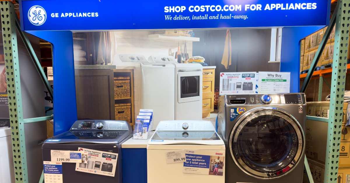 ge appliances on display