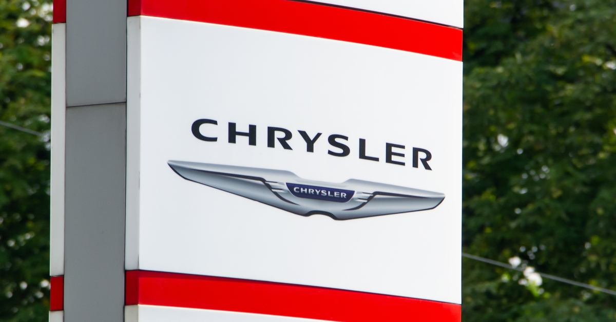 Logo of American Chrysler car manufacturer