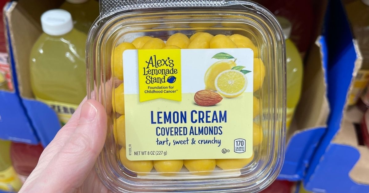 alexs lemonade stand lemon cream covered almonds