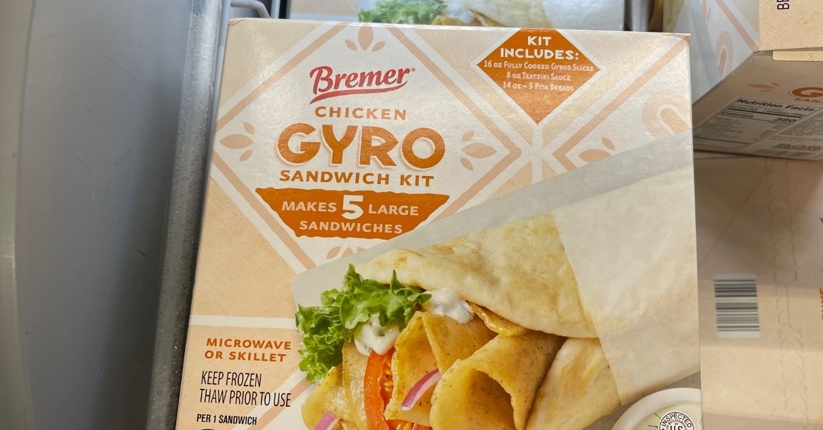 bremer chicken gyro sandwich kit