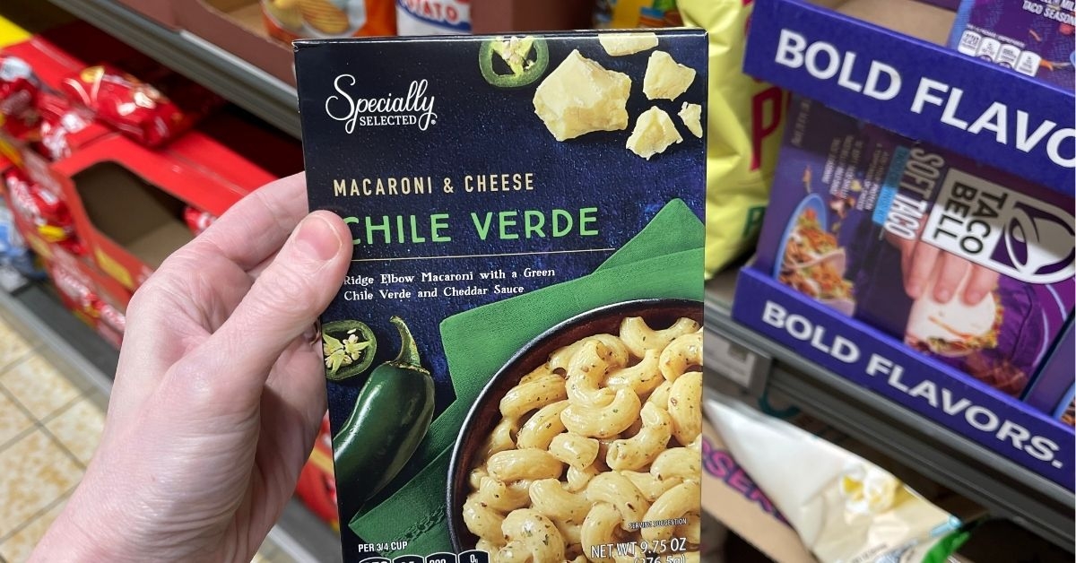 specially selected macaroni and cheese chile verde