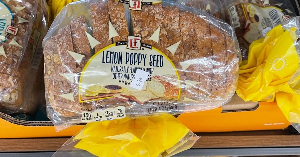 loven fresh aldi lemon poppy seed bread