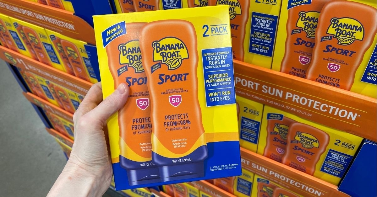 banana boat sport sunscreen