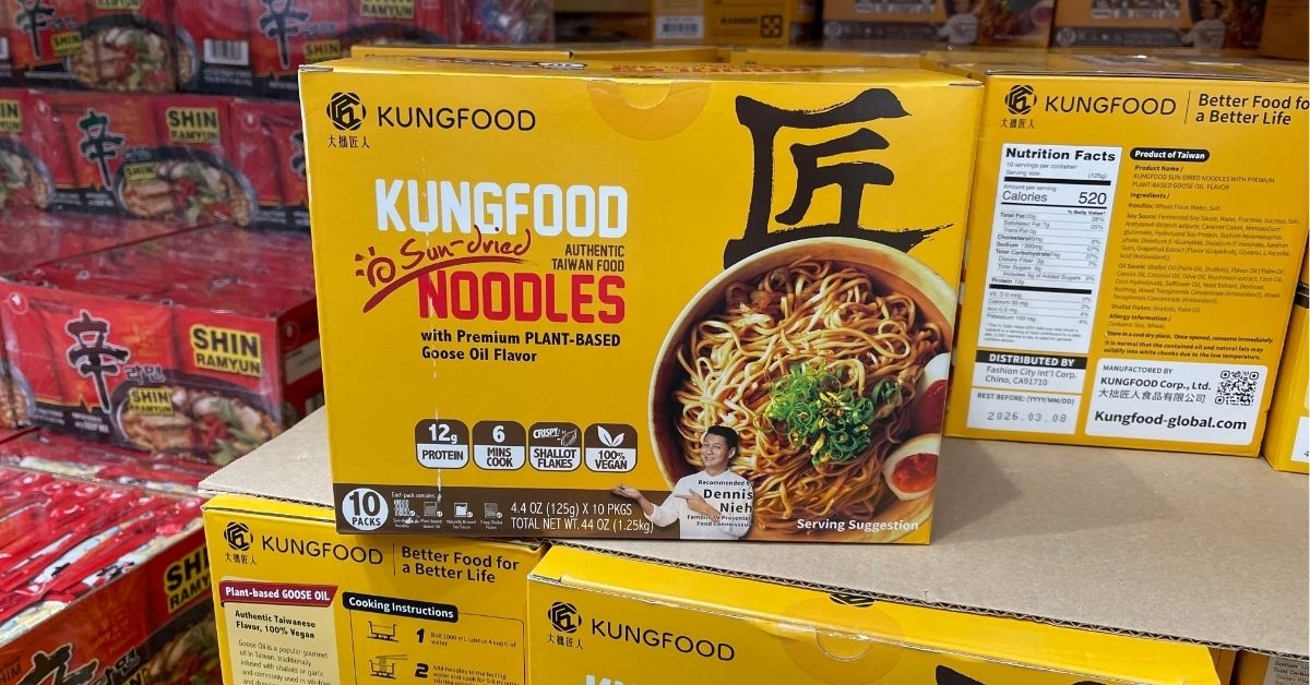 kungfood sun dried noodles