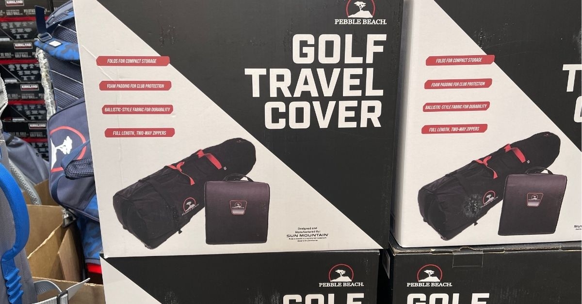 pebble beach golf travel cover