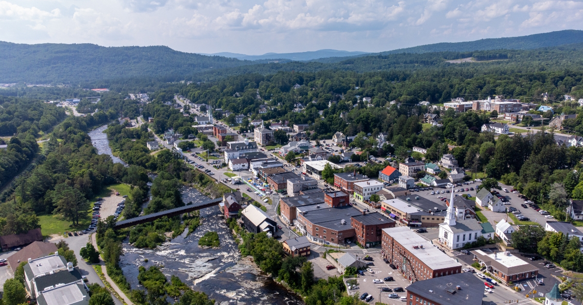 Littleton New Hampshire and the Ammonoosuc River