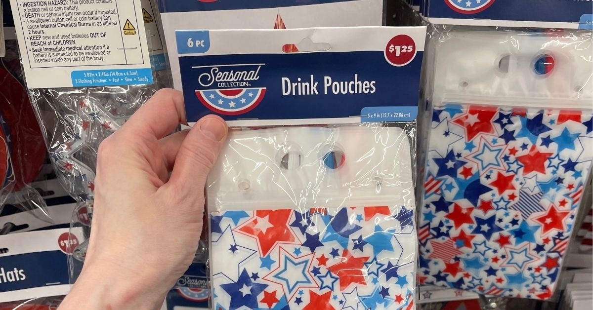 a pack of drink pouches