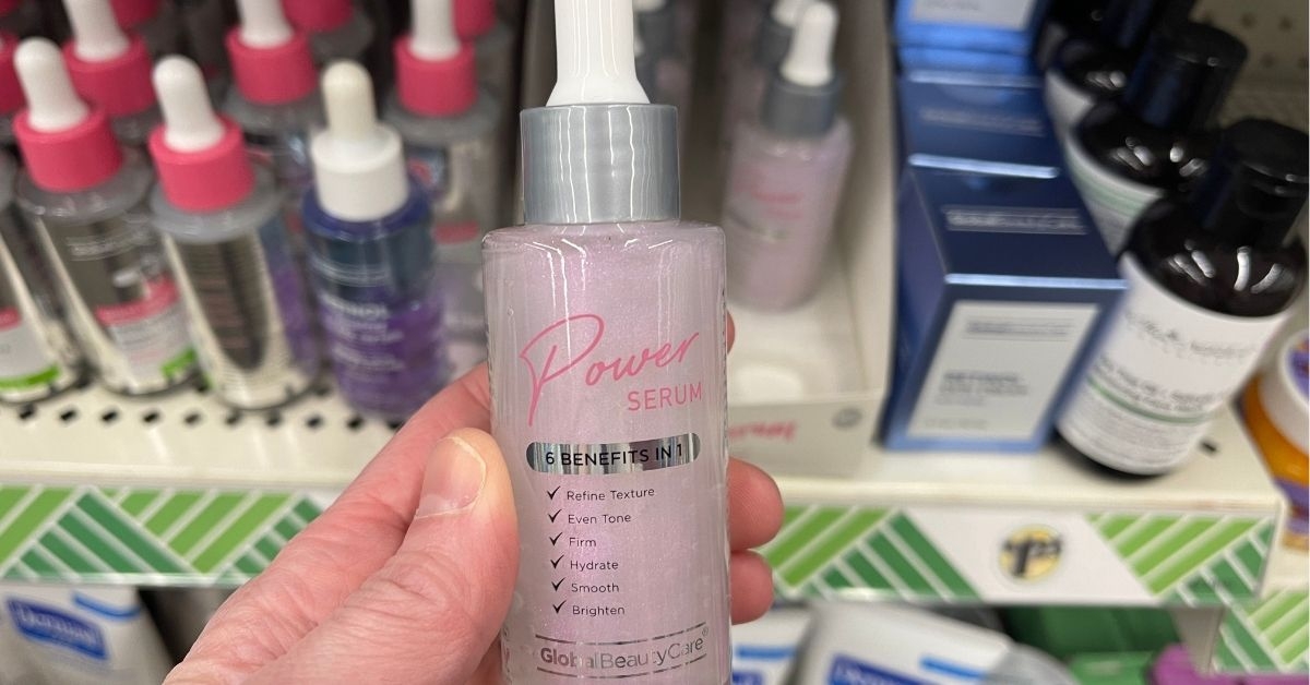 a bottle of power serum