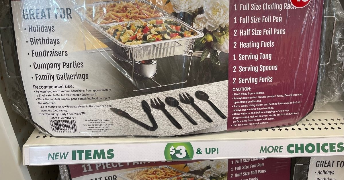 serving kit on display