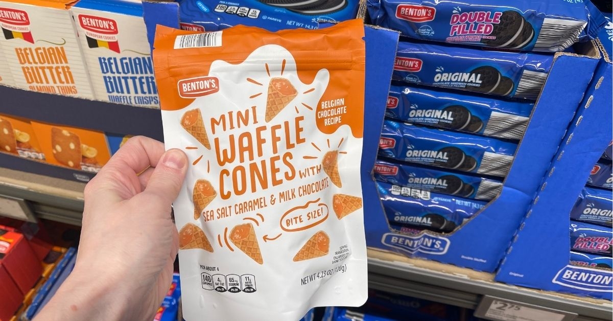 mini waffle cones