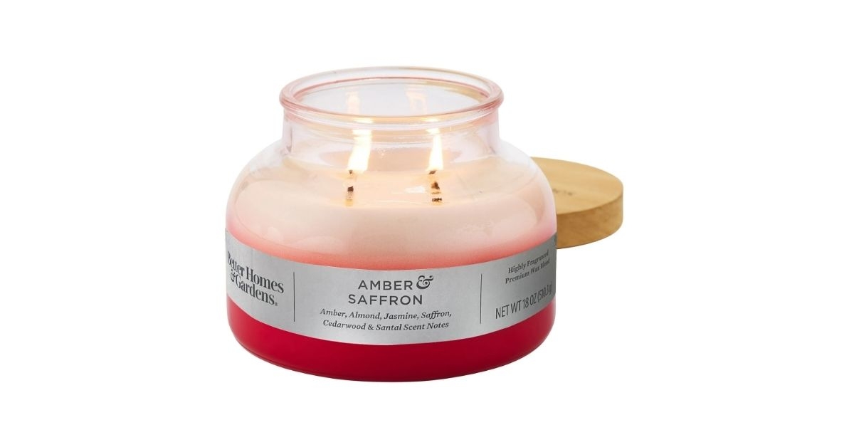 scented wick jar candle