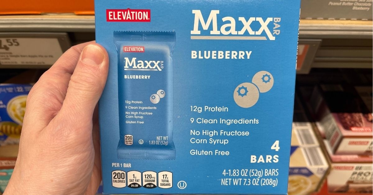 maxx blueberry protein bars
