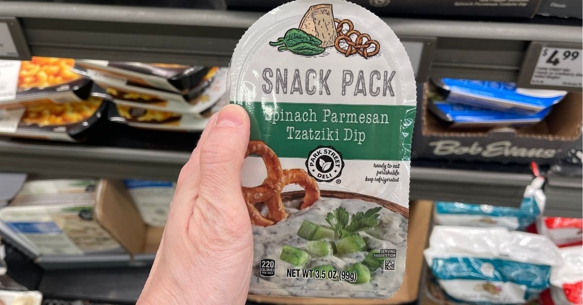 parmesan tzatziki dip snack pack