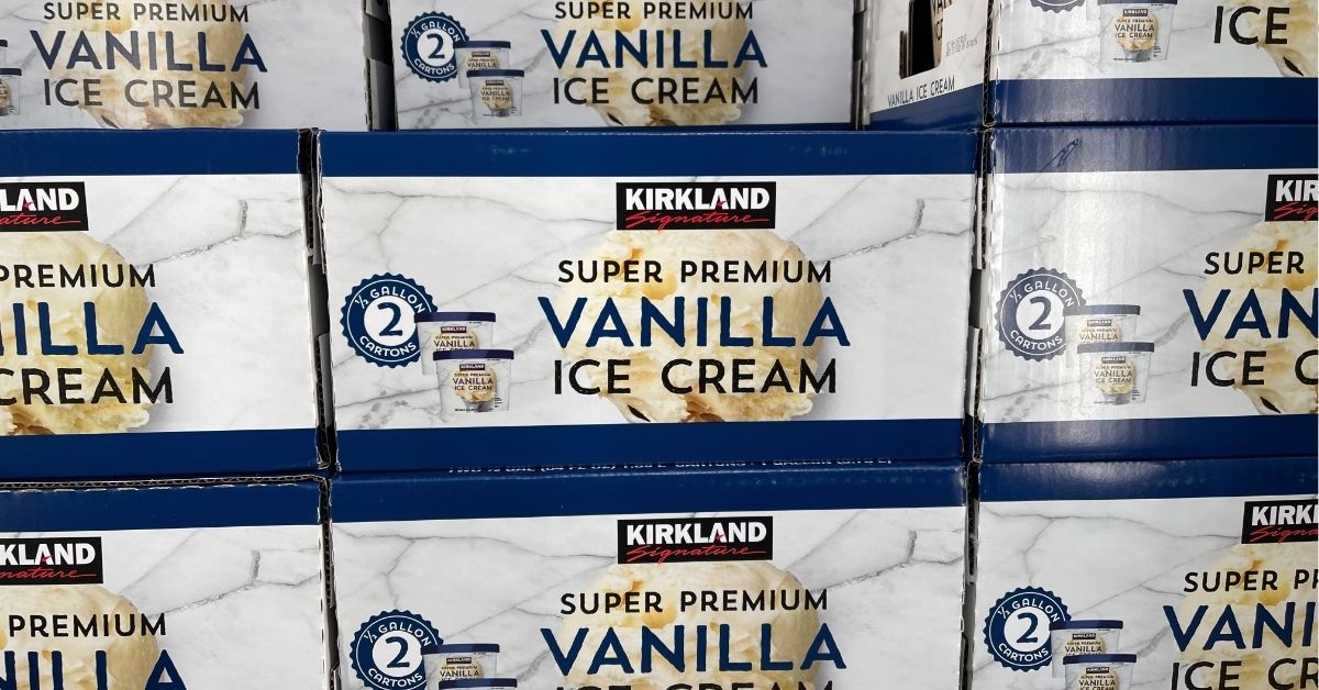 kirkland signature vanilla ice cream