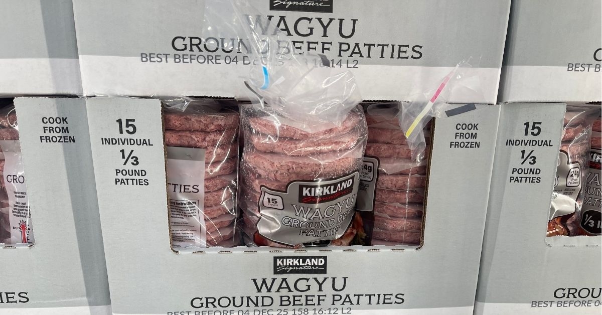 kirkland signature wagyu beef patties
