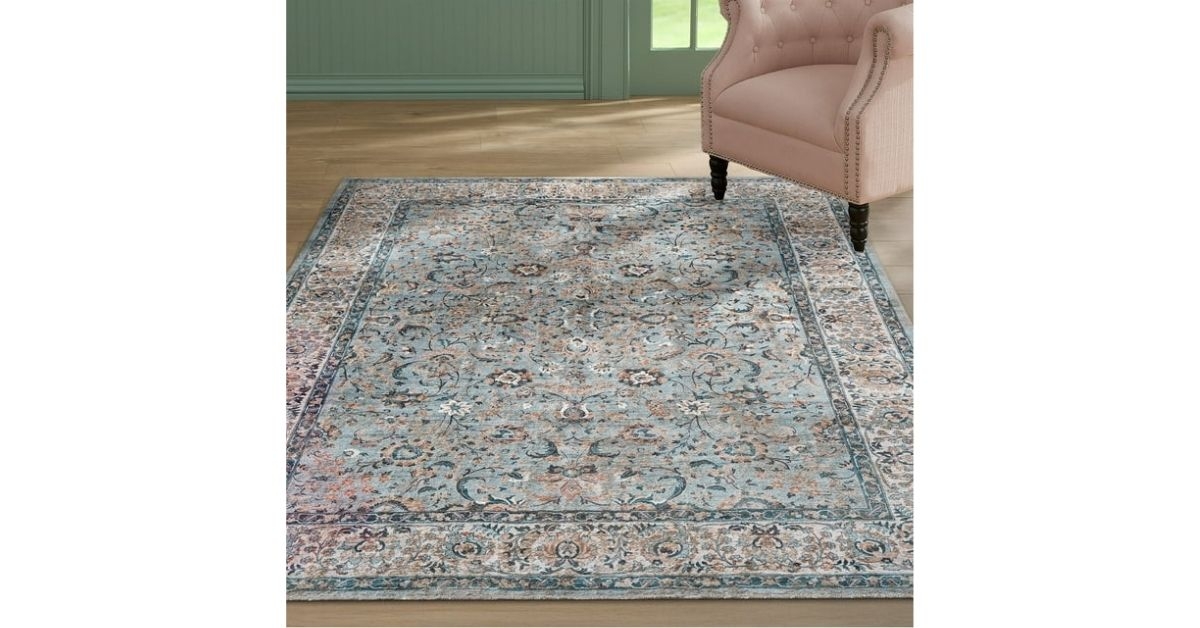 a rug on floor