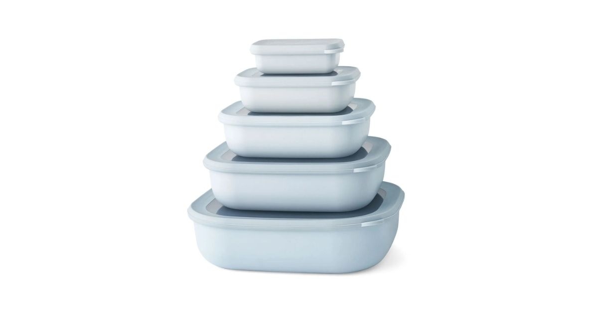 rectangular food storage set