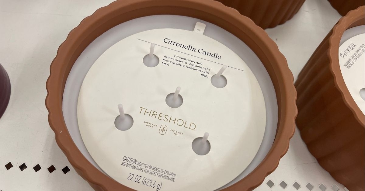 ceramic citronella candle