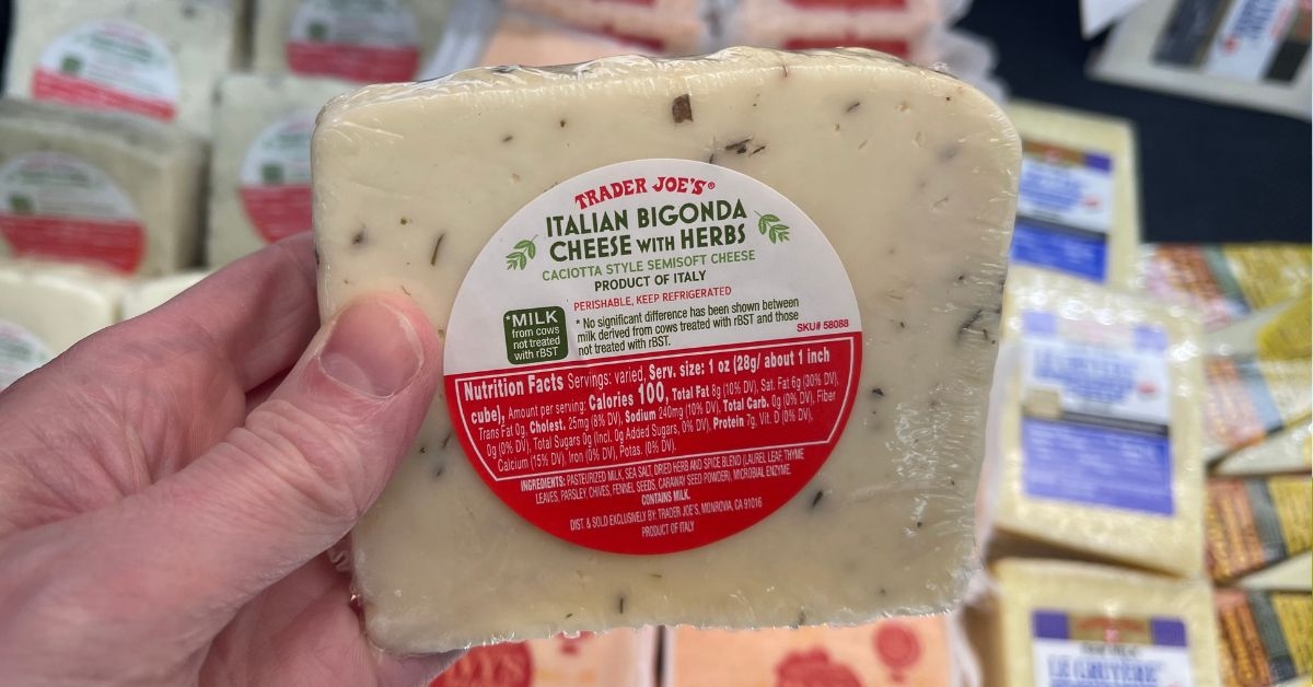 a pack of cheese with herbs
