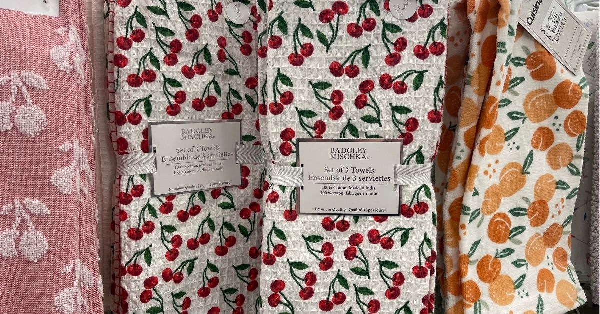 badgley mischka kitchen towels