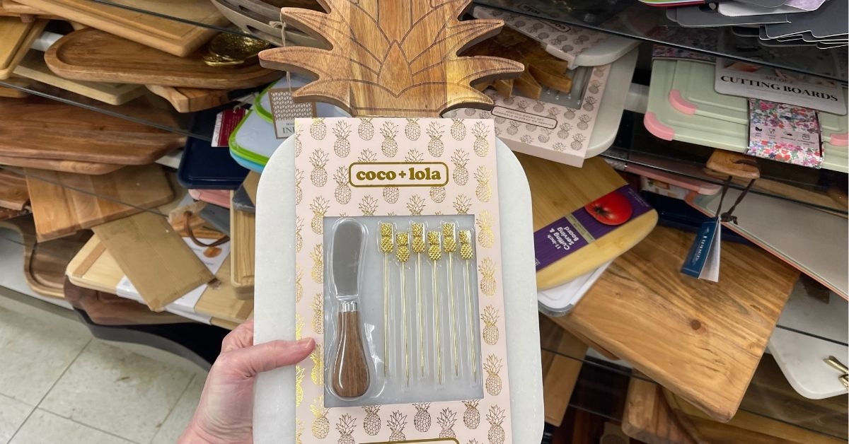 coco lola serving board set