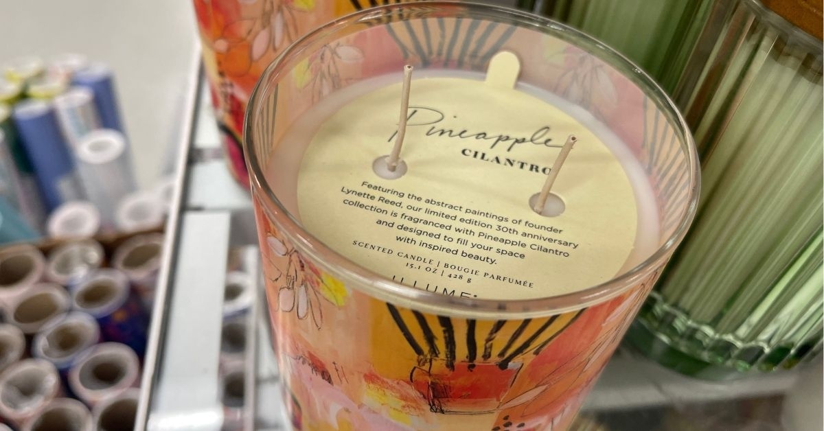pineapple cilantro 2 wick candle