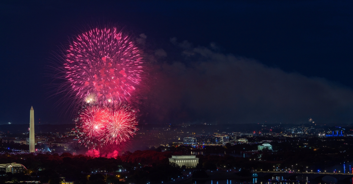 fireworks in washington
