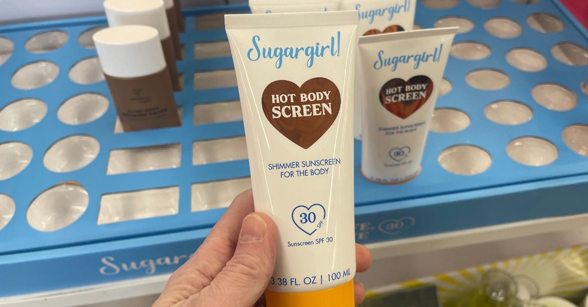 sugargirl hot body shimmer sunscreen