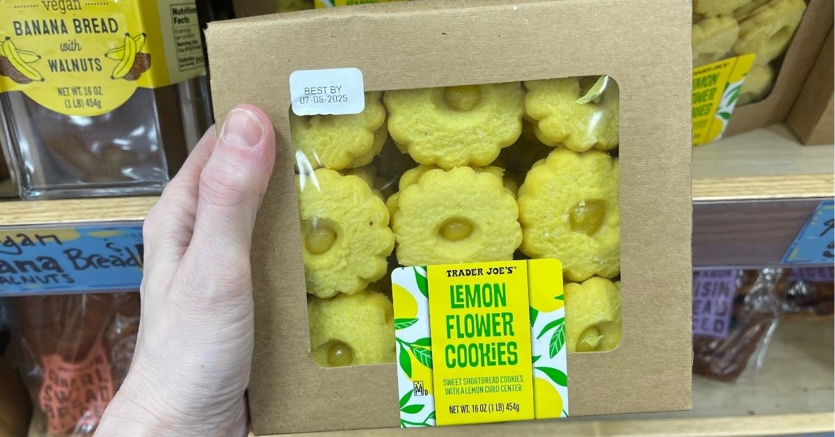 lemon flower cookies